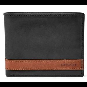 Fossil Bifold Wallet with Flip ID
